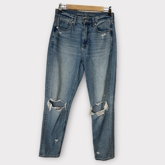 AE Ripped Mom Jean - Picture 1 of 13